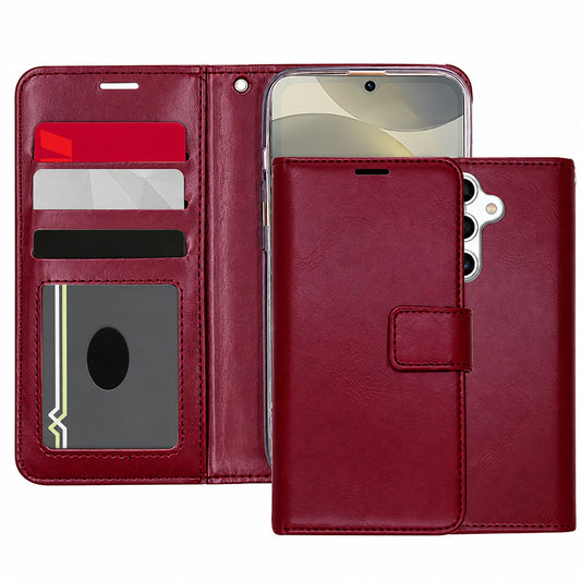 Photo ID Wallet Samsung Galaxy S26 Plus - Wine