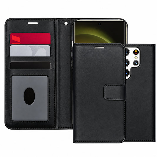 Photo ID Wallet for Samsung Galaxy S26 Ultra - Black
