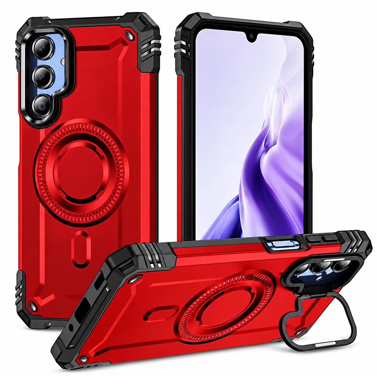 Fuse Edge MagSafe Case for Samsung Galaxy S25 Plus - Red