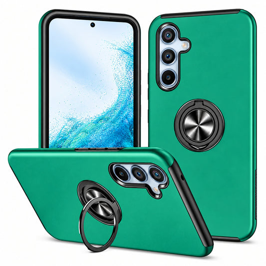 Swirl Invisible Ring Case for Samsung Galaxy A56 - Green