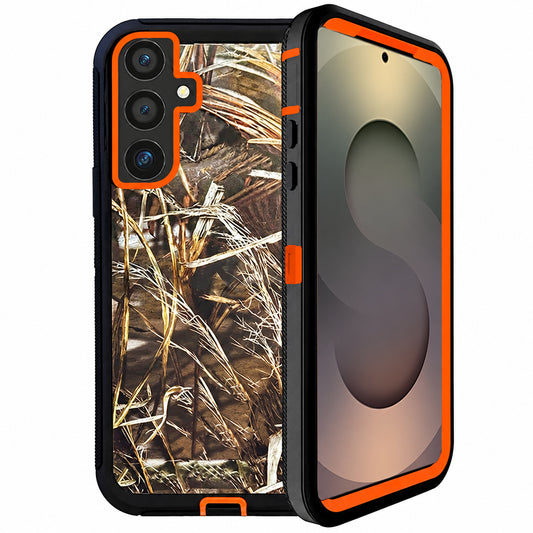 Camouflage Design Defender Samsung Galaxy S26 Plus - Orange