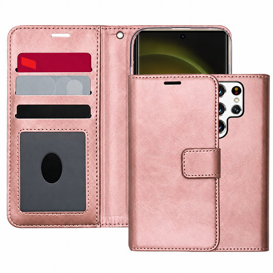 Photo ID Wallet for Samsung Galaxy S26 Ultra - Rose Gold
