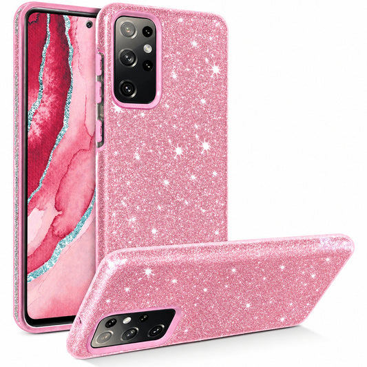 3-in-1 Glitter for Samsung Galaxy S25 Ultra - Rose Gold