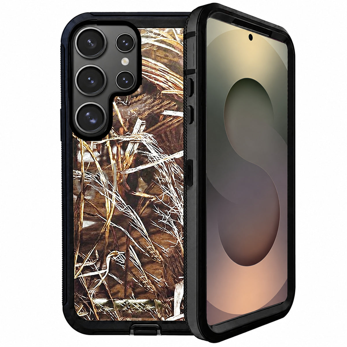 Camouflage Design Defender for Samsung Galaxy S26 Ultra - Black