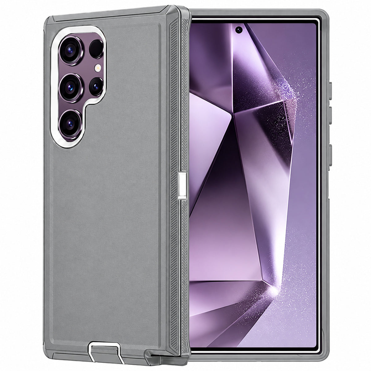 Triple Protection Case for Samsung Galaxy S26 Ultra - Grey