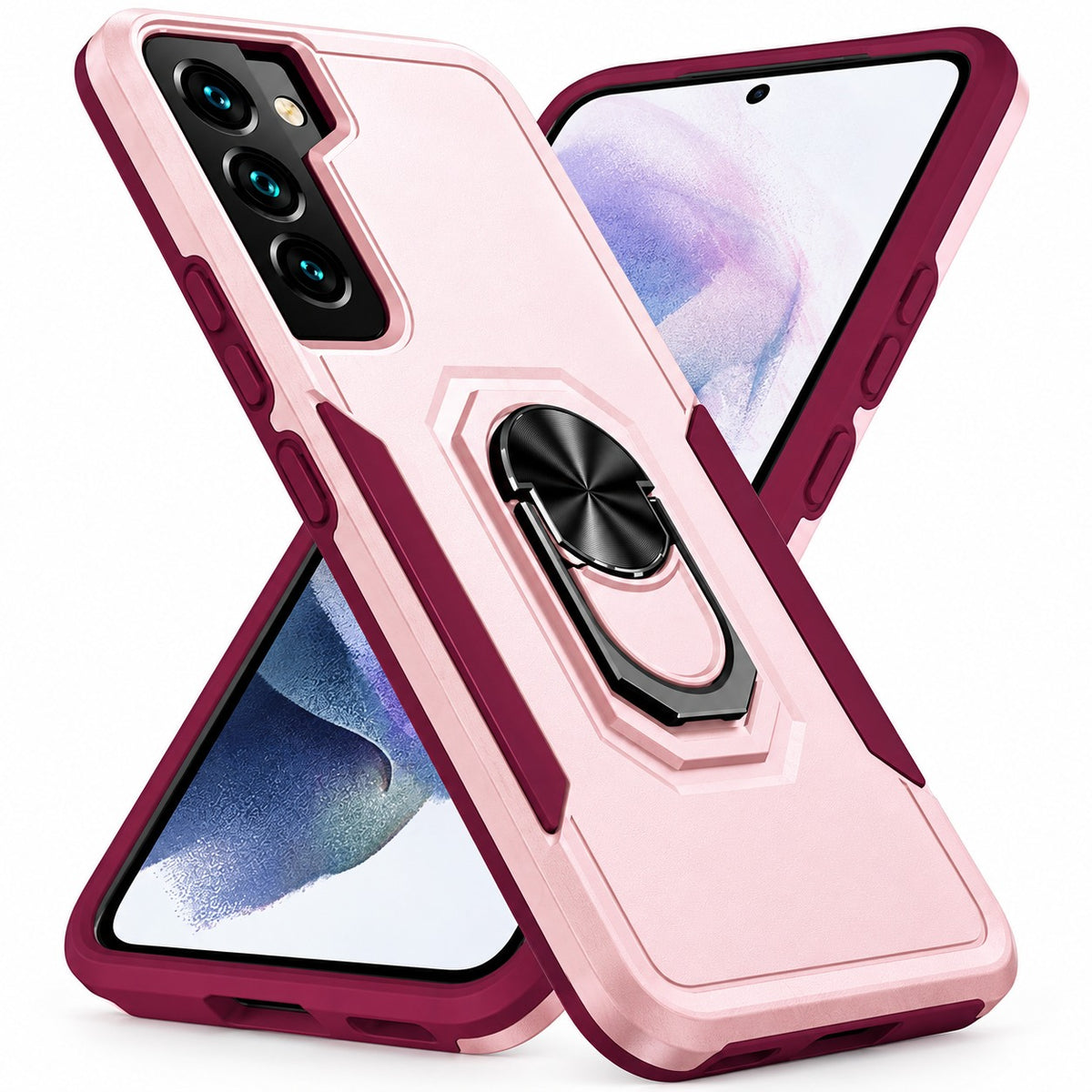 Comm Ring Case for Samsung Galaxy S22 Plus - Pink