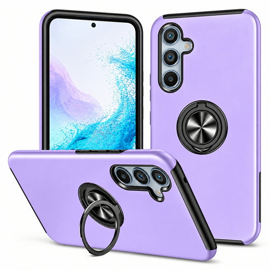Swirl Invisible Ring Case for Samsung Galaxy A56 - Light Purple