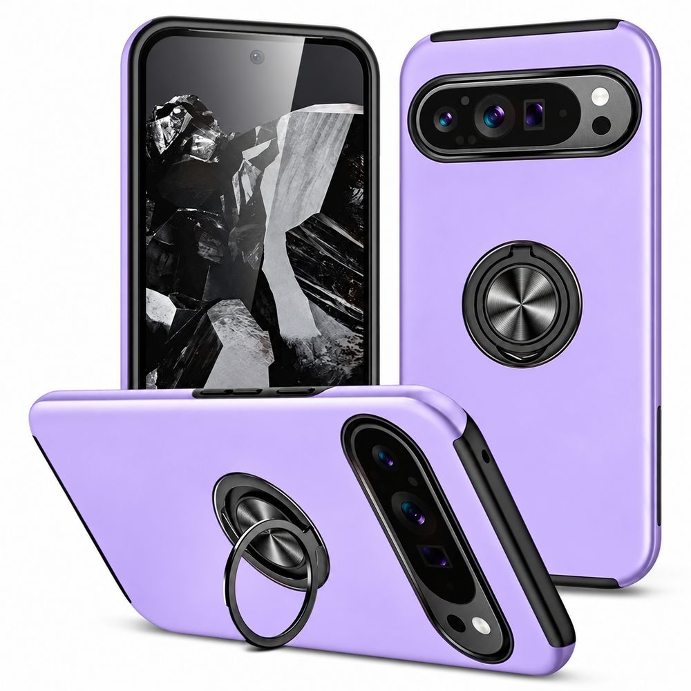 Swirl Invisible Ring Case for Google Pixel 11 Pro XL - Light Purple
