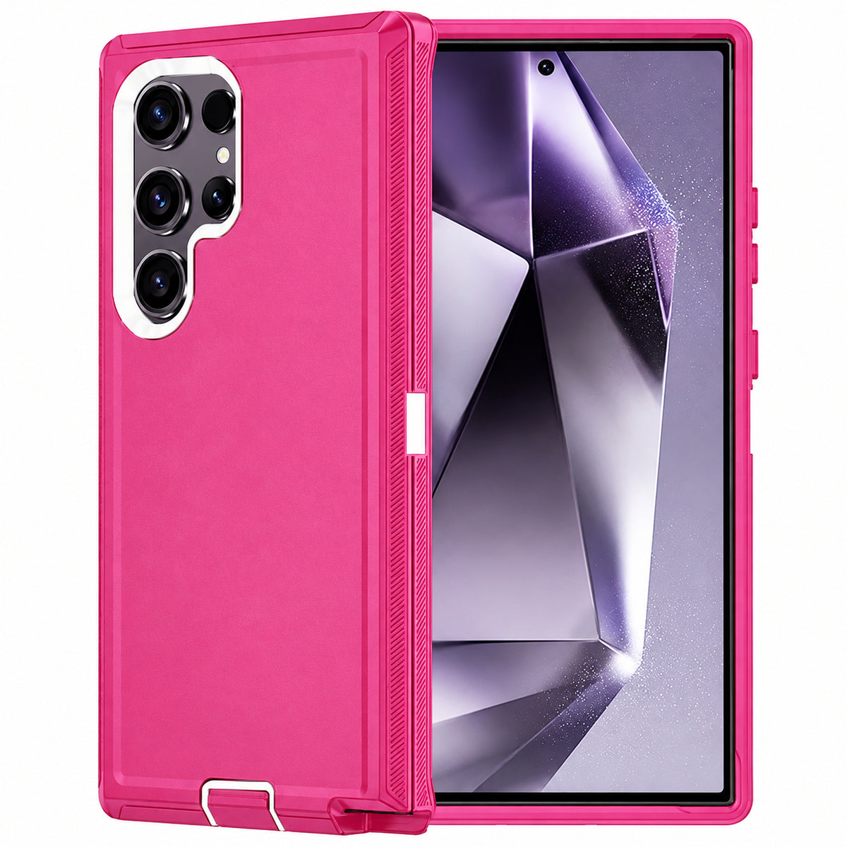 Triple Protection Case for Samsung Galaxy S26 Ultra - Hot Pink