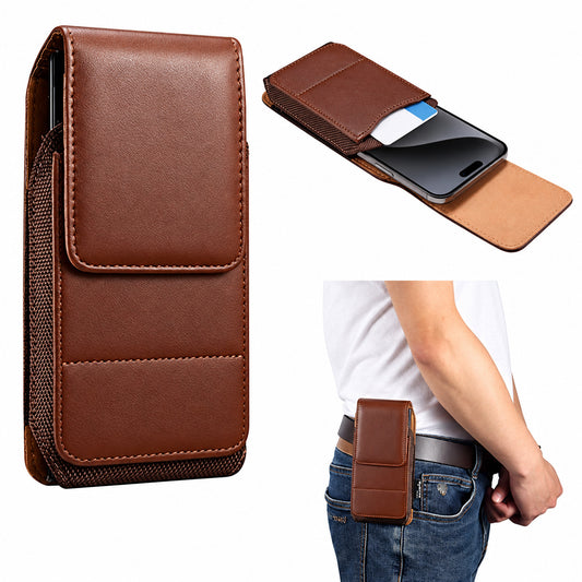 Belt Pouch Vertical w/ Loop S509V for Samsung Galaxy S25 Ultra - Brown