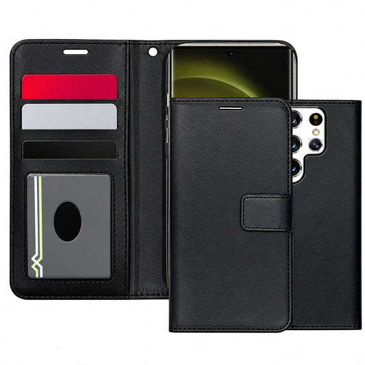 Photo ID Wallet for Samsung Galaxy S25 Ultra - Black