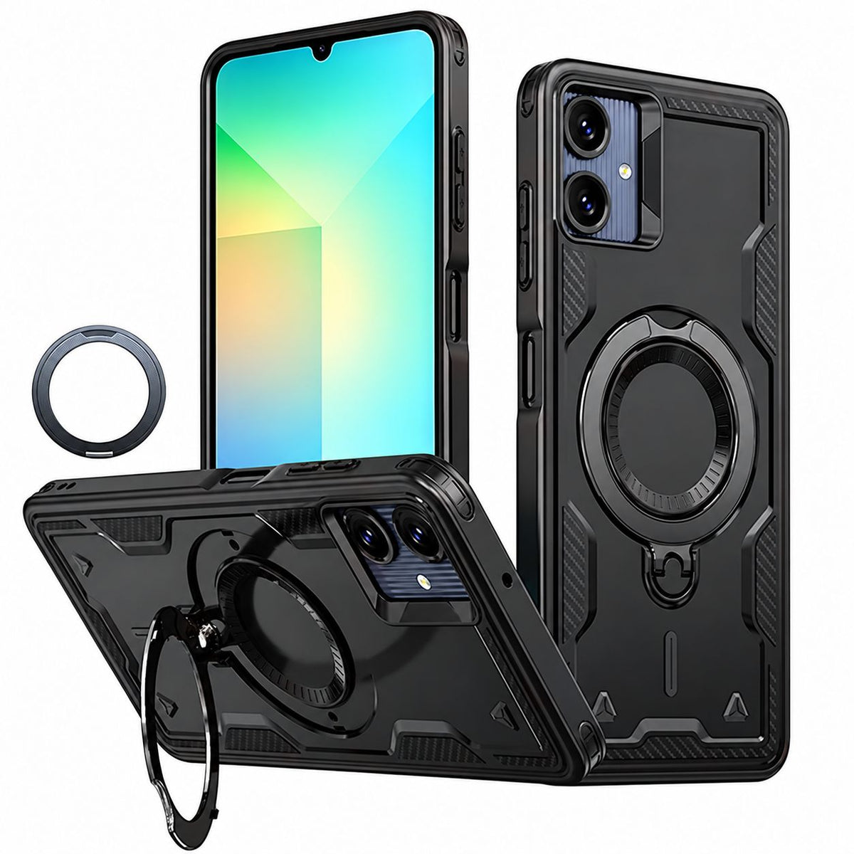 Sparta Magsafe Ring Case for Samsung Galaxy A06 - Black