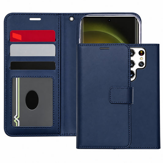 Photo ID Wallet for Samsung Galaxy S25 Ultra - Navy