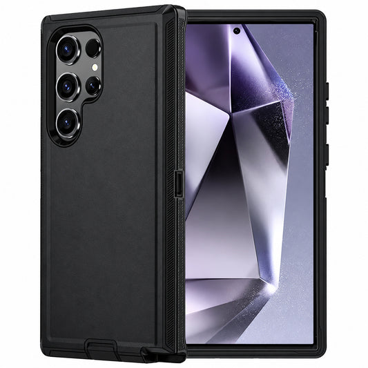 Triple Protection Case for Samsung Galaxy S25 Ultra - Black