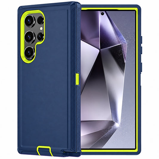 Triple Protection Case for Samsung Galaxy S25 Ultra - Lime