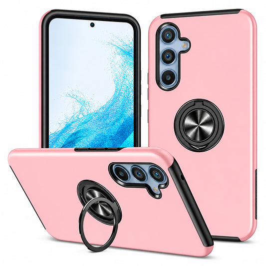 Swirl Invisible Ring Case for Samsung Galaxy A56 - Pink