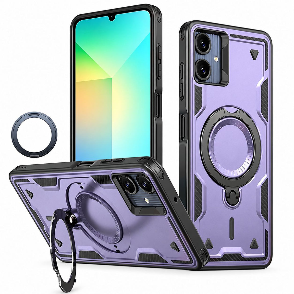 Sparta Magsafe Ring Case for Samsung Galaxy A06 - Purple