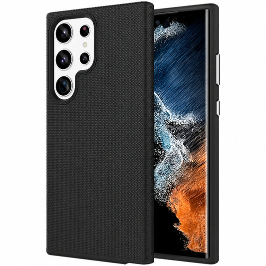 Dotted Comm Case for Samsung Galaxy S25 Ultra - Black