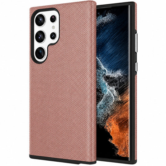 Dotted Comm Case for Samsung Galaxy S25 Ultra - Rose Gold