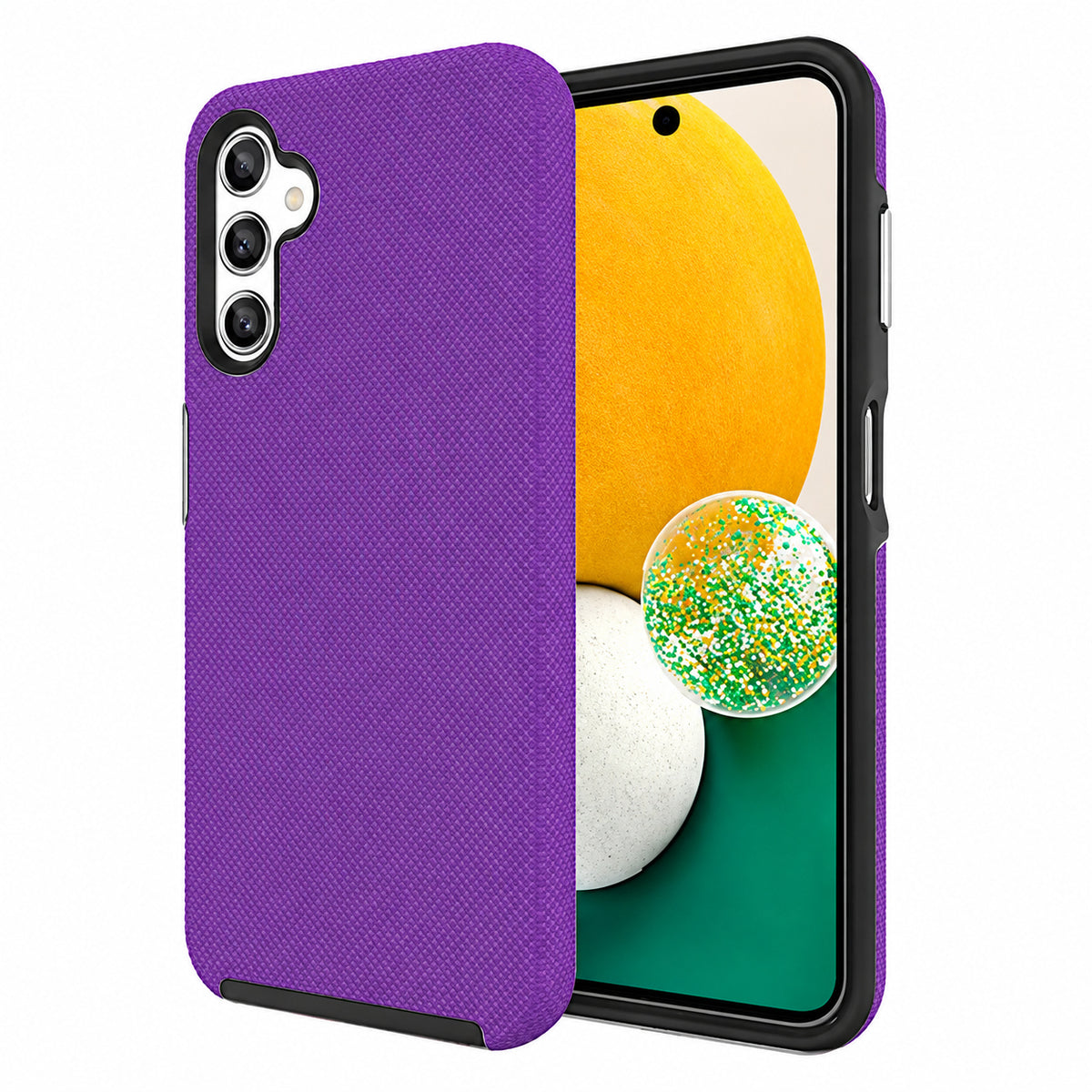 Dotted Comm Case for Samsung Galaxy S25 FE - Purple