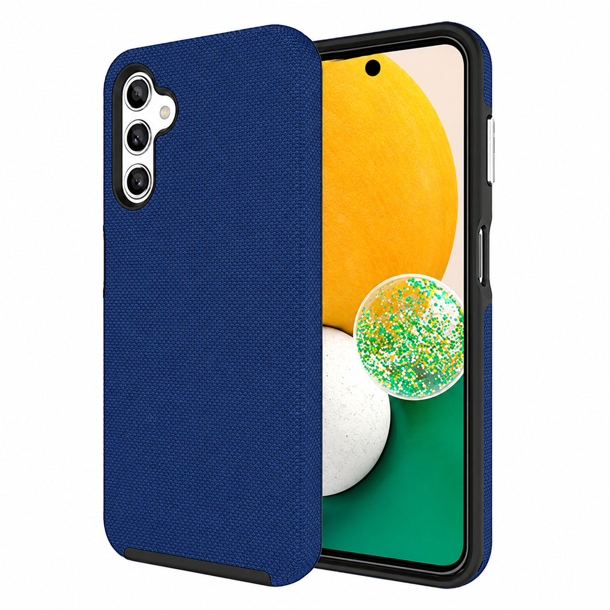 Dotted Comm Case for Samsung Galaxy S25 FE - Navy