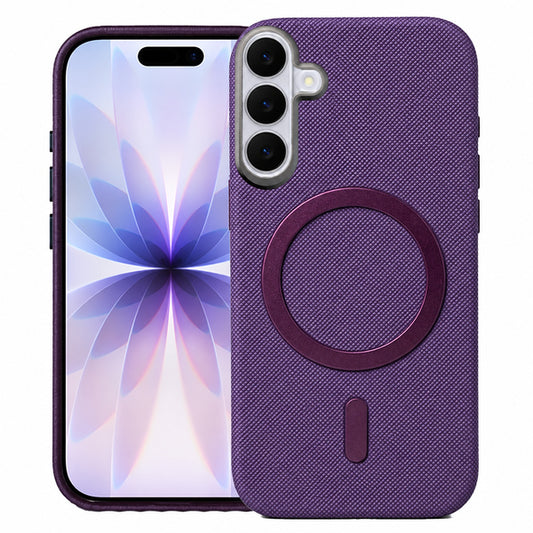 MagSafe Fabric Case for Samsung Galaxy A18 - Purple