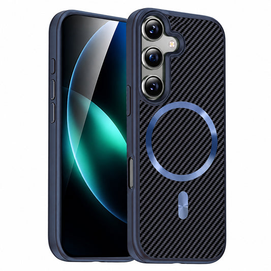MagSafe Carbon Elite Case Samsung Galaxy S26 Plus - Blue