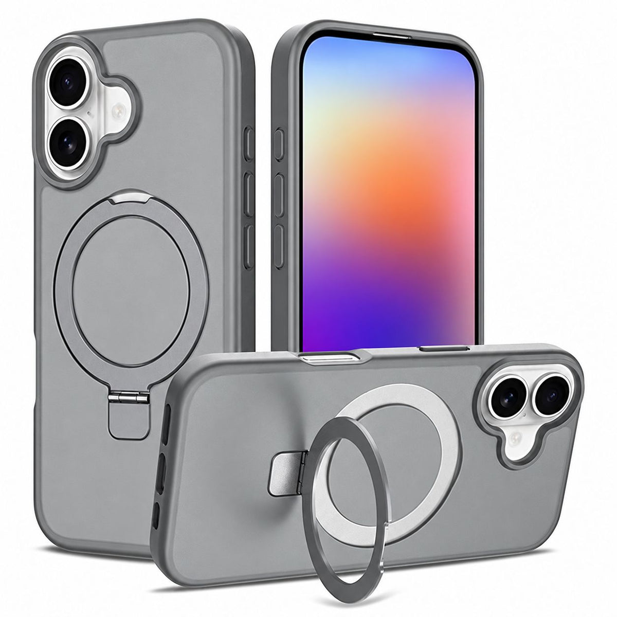 MagSafe Robust Stand Case Samsung Galaxy A07 - Grey