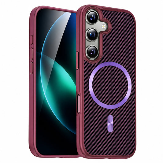 MagSafe Carbon Elite Case Samsung Galaxy S26 Plus - Purple