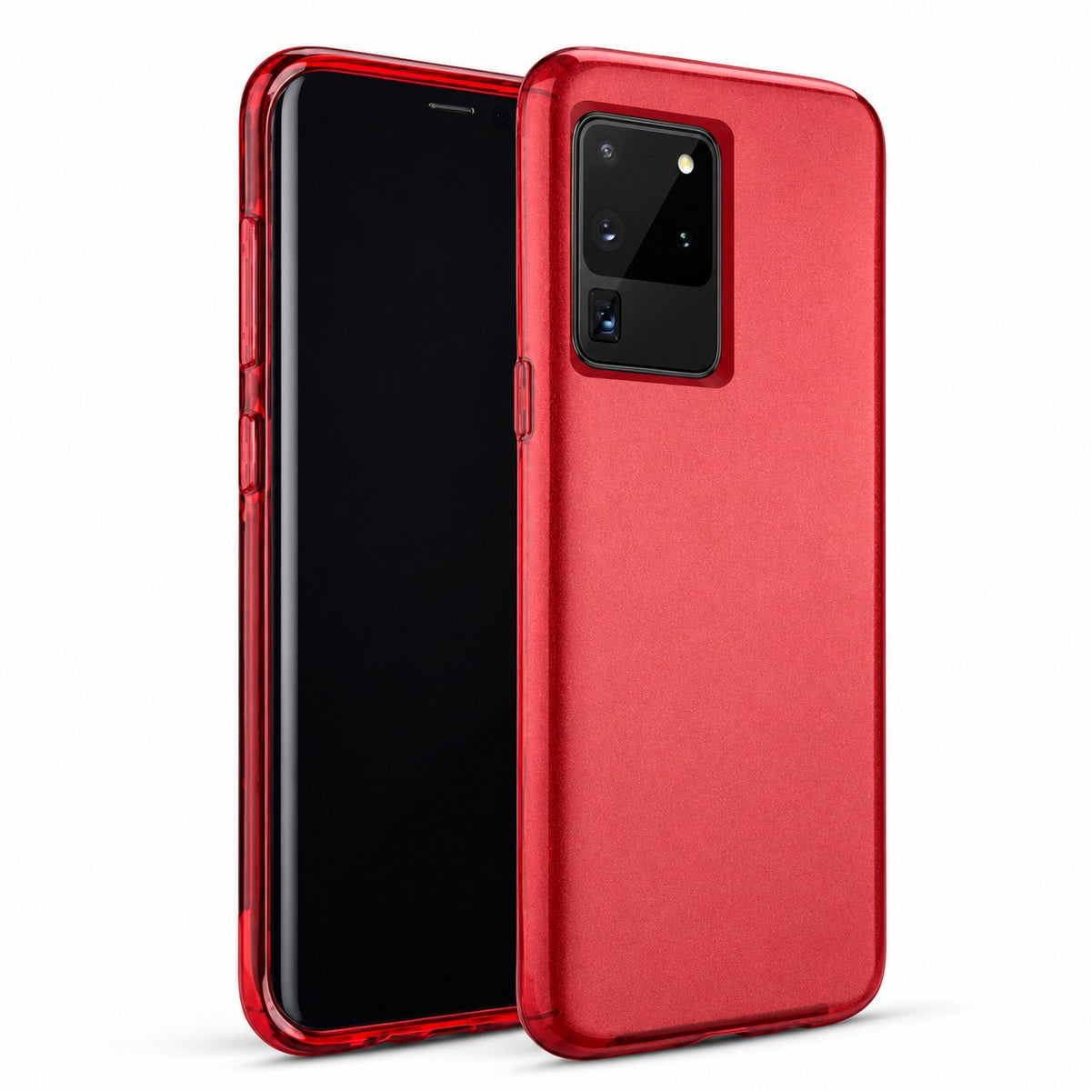 3-in-1 Glitter for Samsung Galaxy S20 Ultra - Red