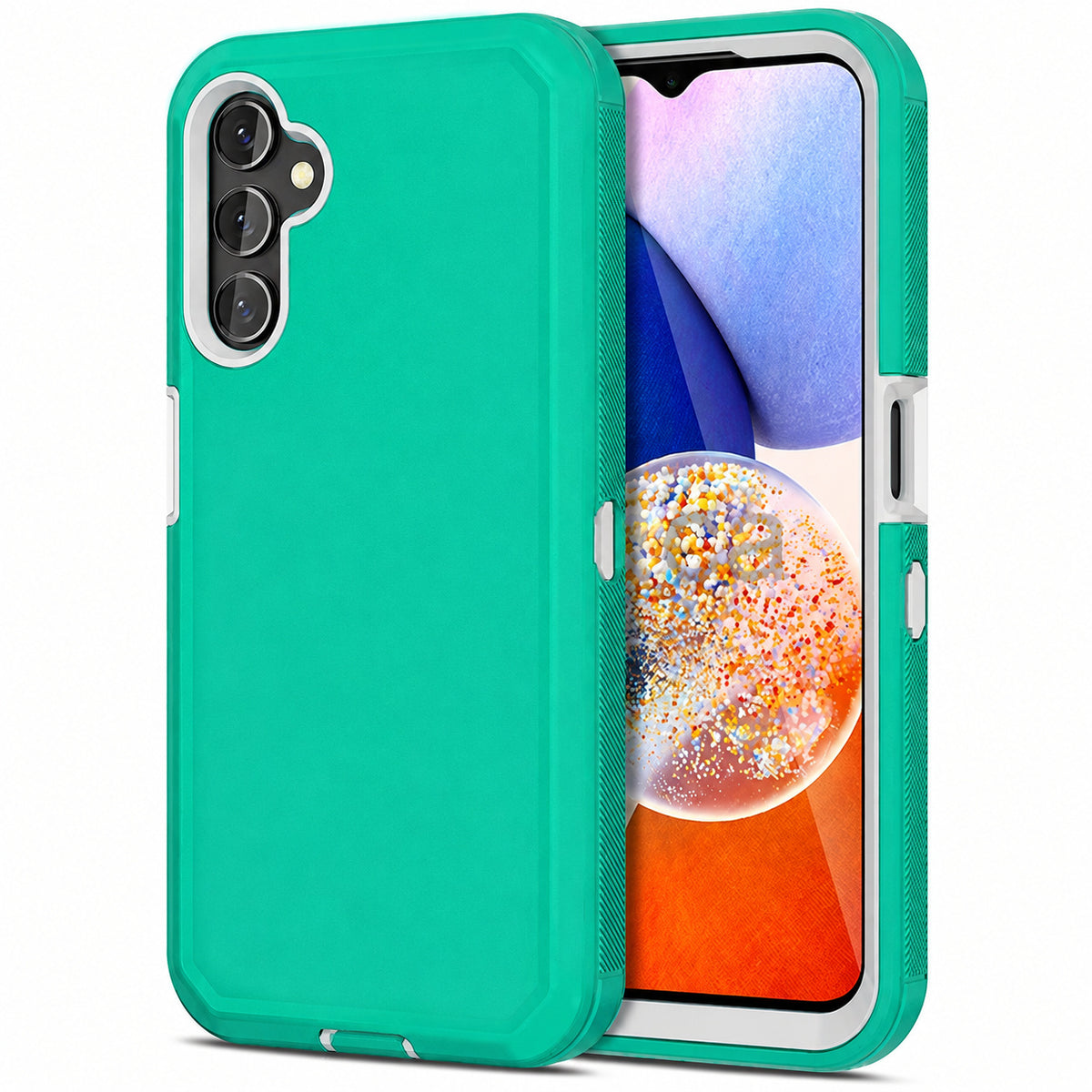 Triple Protection Case for Samsung Galaxy A54 5G - Teal
