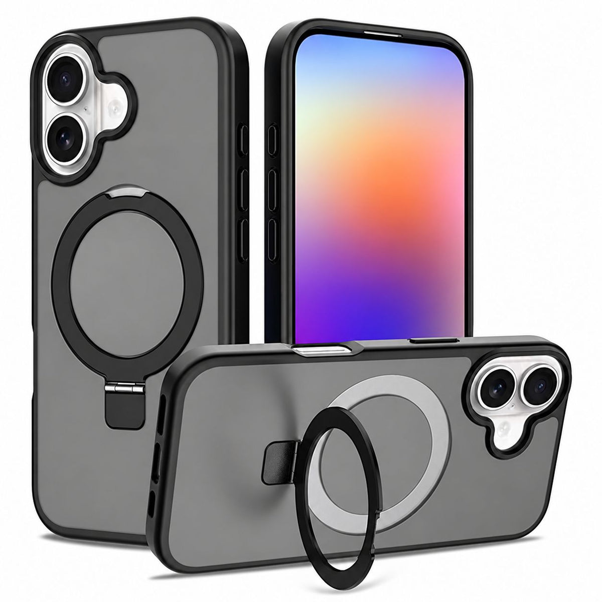 MagSafe Robust Stand Case Samsung Galaxy A07 - Black