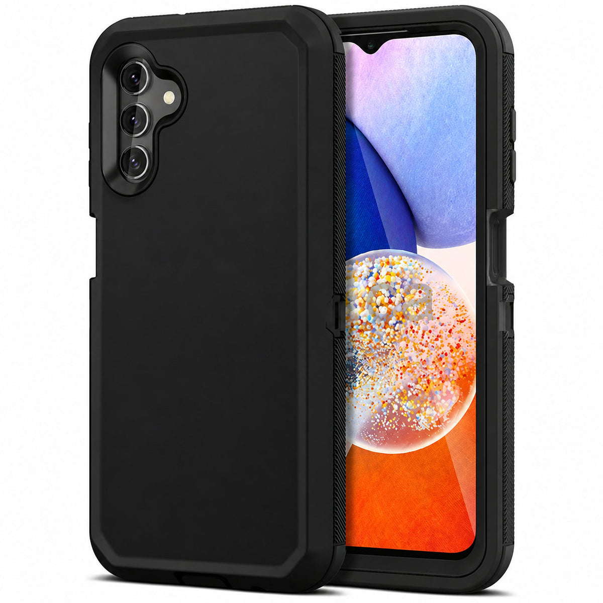 Triple Protection Case for Samsung Galaxy A14 5G - Black