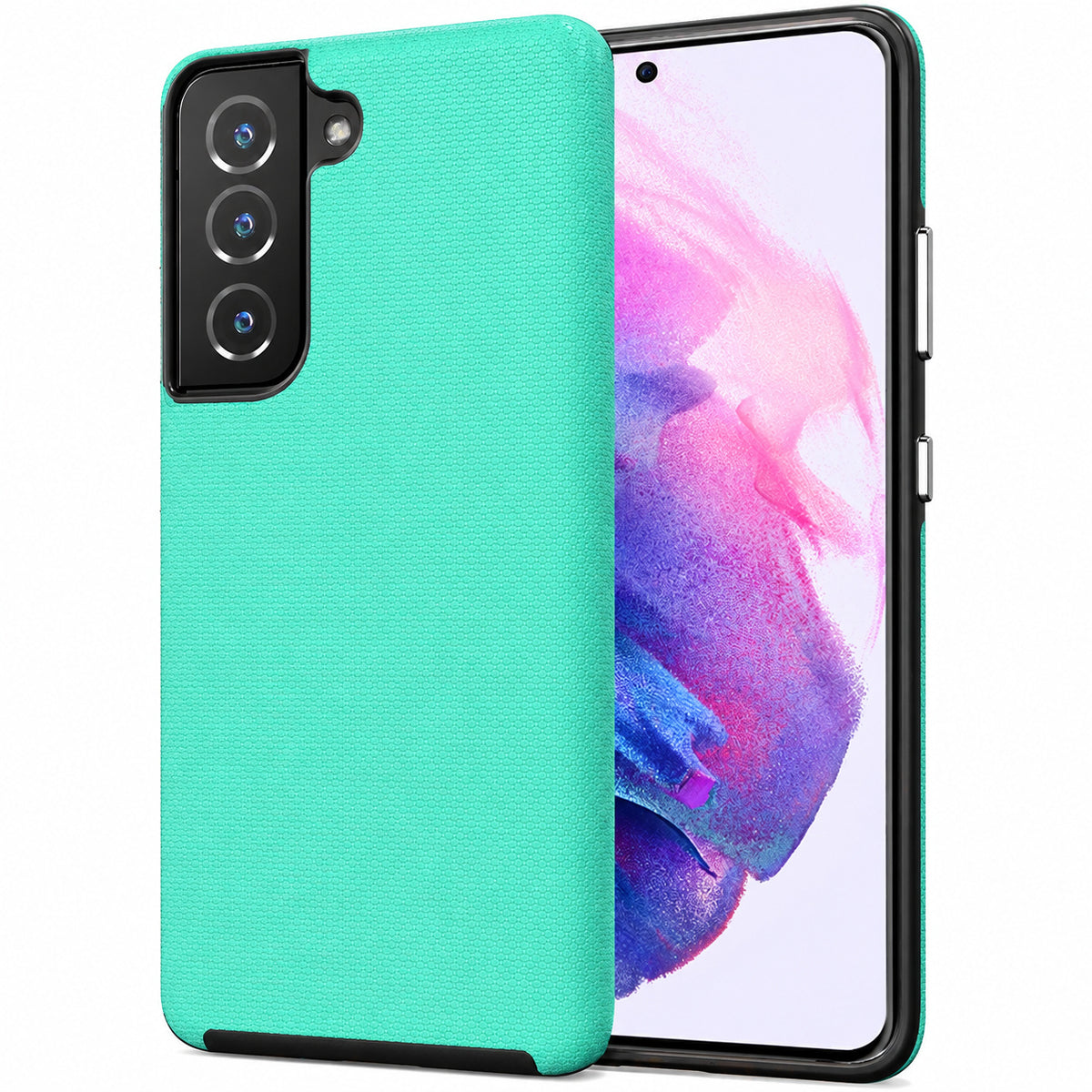 Dotted Comm Case for Samsung Galaxy S21 Plus - Teal
