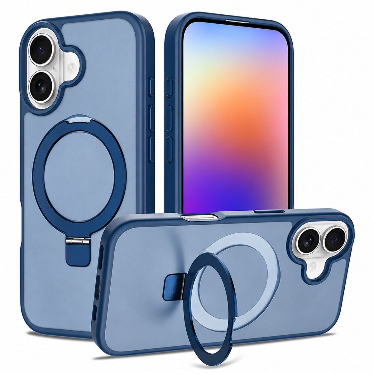MagSafe Robust Stand Case Samsung Galaxy A07 - Navy
