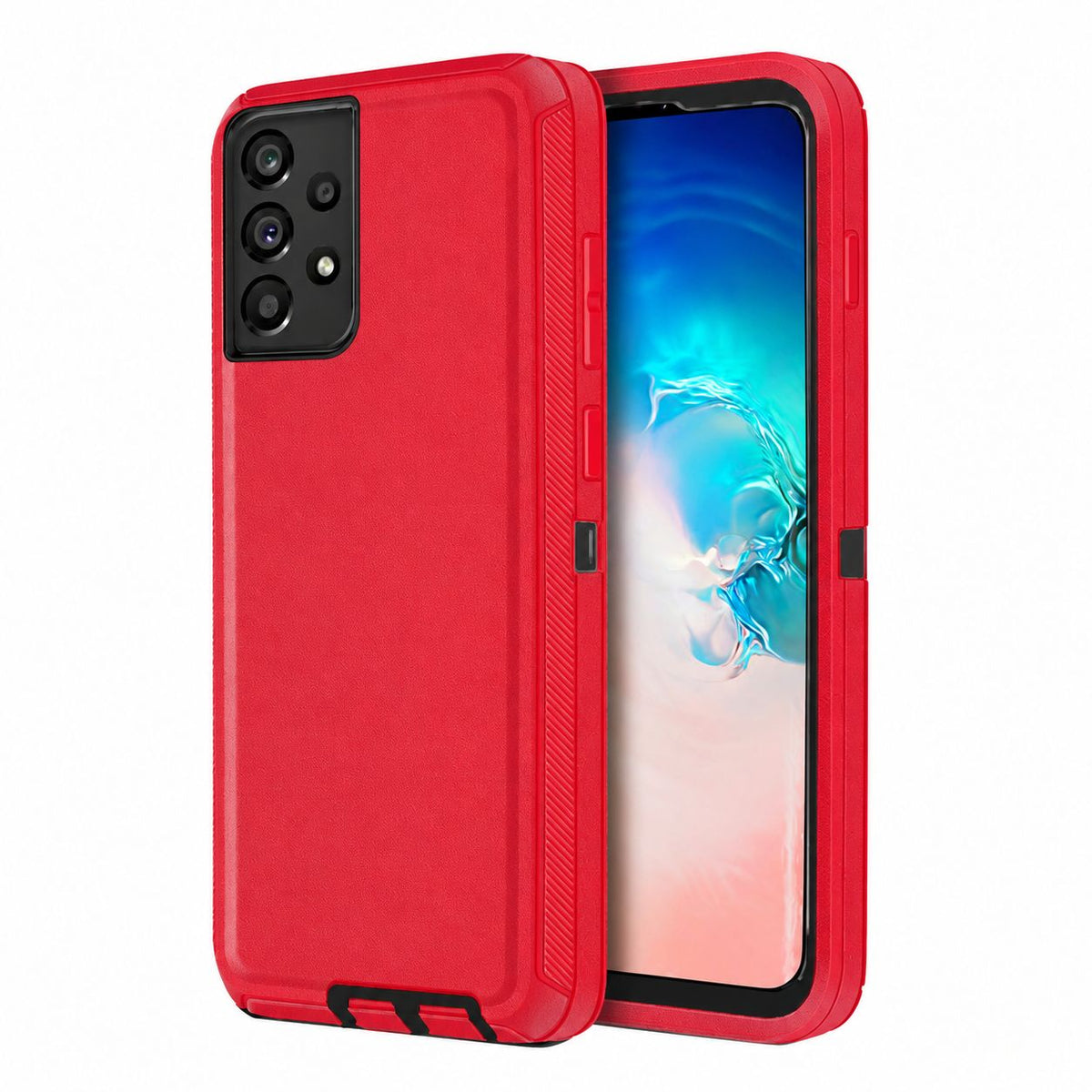 Triple Protection Case for Samsung Galaxy A53 5G - Red