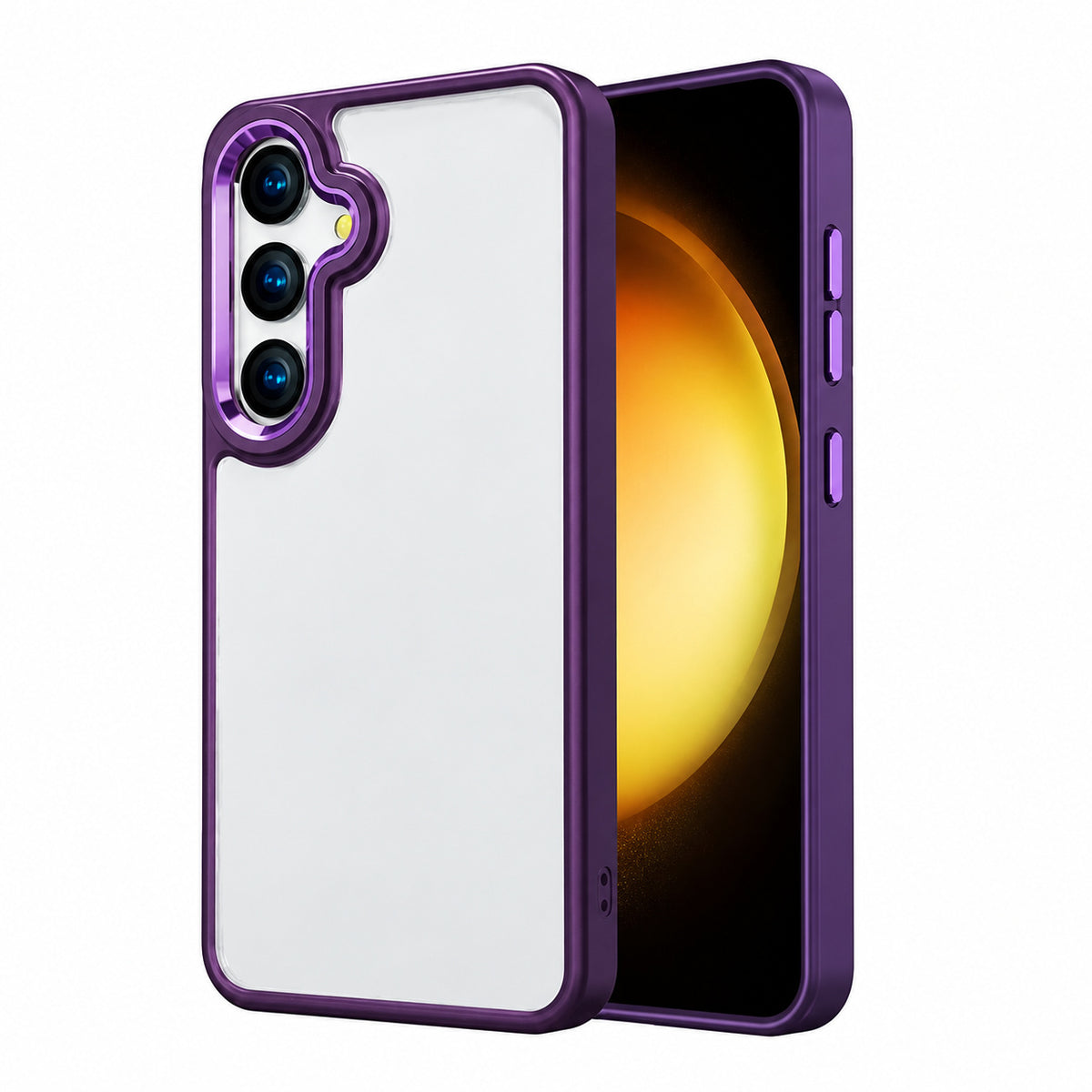 Matt Ultra-Hybrid Case for Samsung Galaxy A35 5G - Deep Purple
