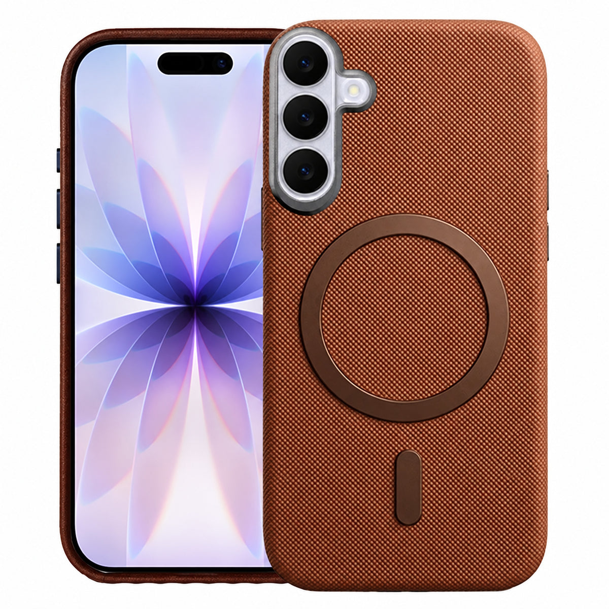 MagSafe Fabric Case Samsung Galaxy S25 FE- Brown