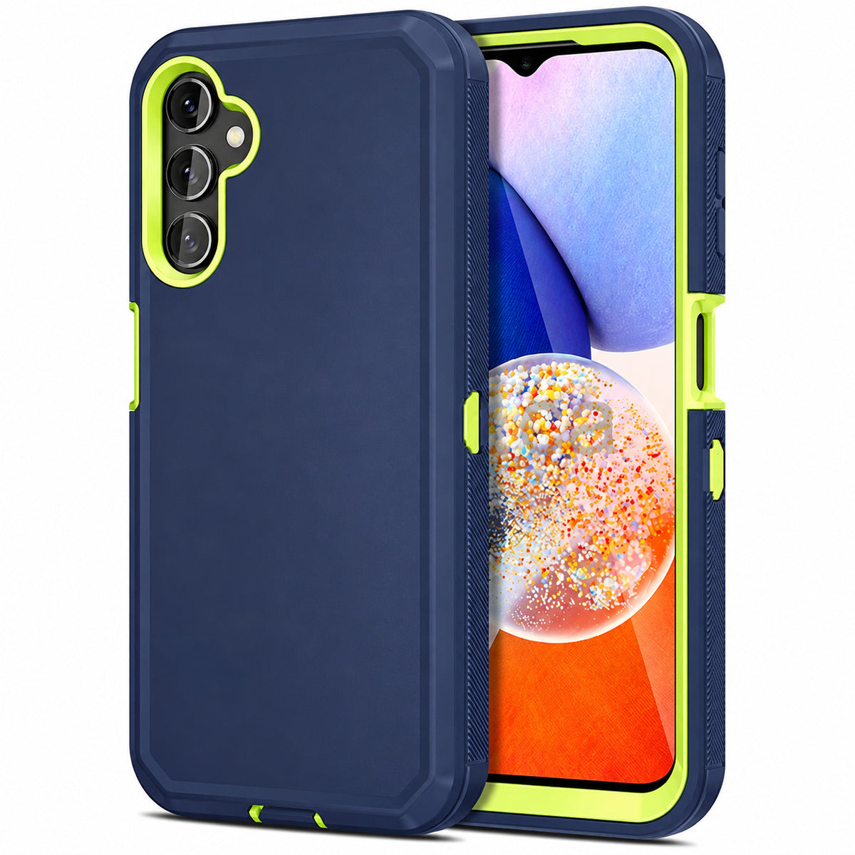 Triple Protection Case for Samsung Galaxy A54 5G - Lime
