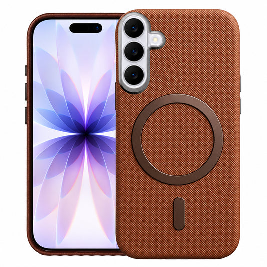 MagSafe Fabric Case Samsung Galaxy S26 Plus - Brown