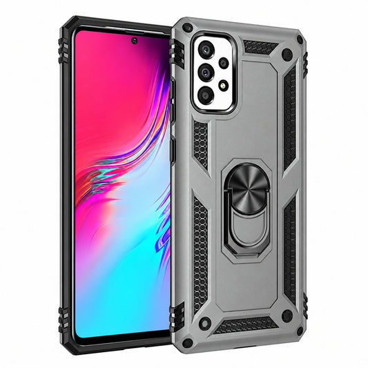 Grey Samsung Galaxy A33 5G phone case, Anti-Drop Hybrid Case design, mobile phone cover design