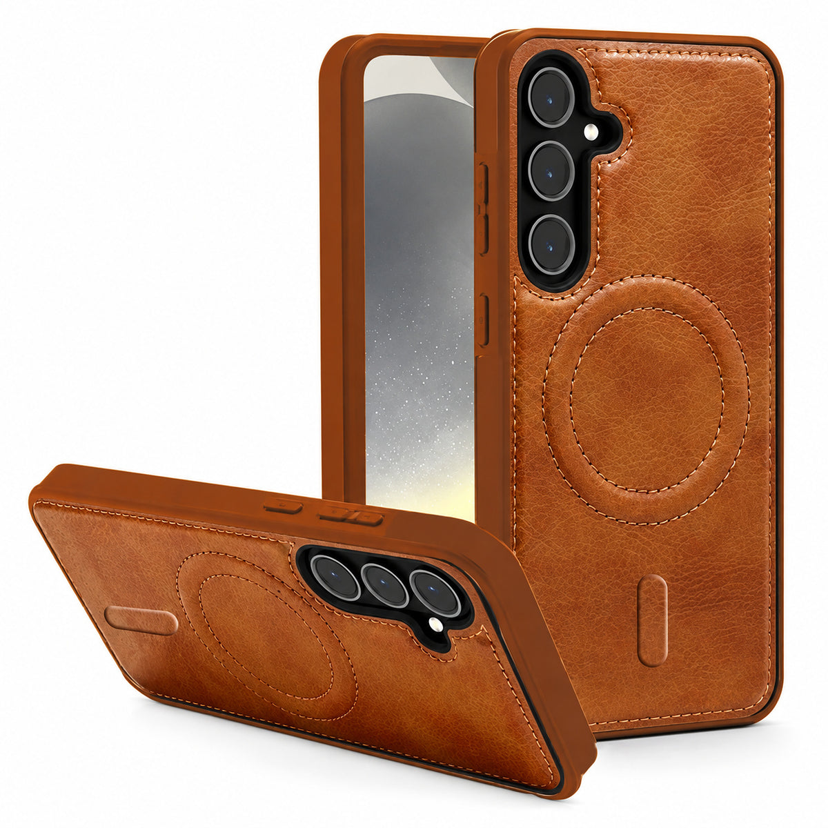 Engraved MagSafe Case for Samsung Galaxy S25 Plus - Brown