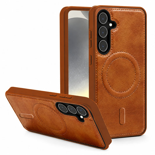 Engraved MagSafe Case for Samsung Galaxy S25 Plus - Brown