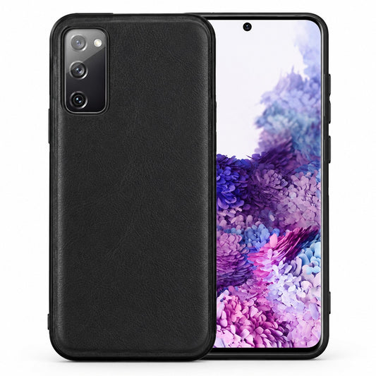 Pleather Case for Samsung Galaxy S20 - Black