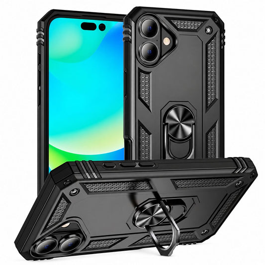 Black Samsung Galaxy A06 phone case, Anti-Drop Hybrid Case design, mobile phone cover design
