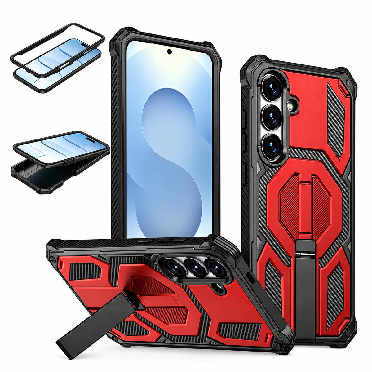 MagSafe Outrider Case for Samsung Galaxy S25 FE - Red