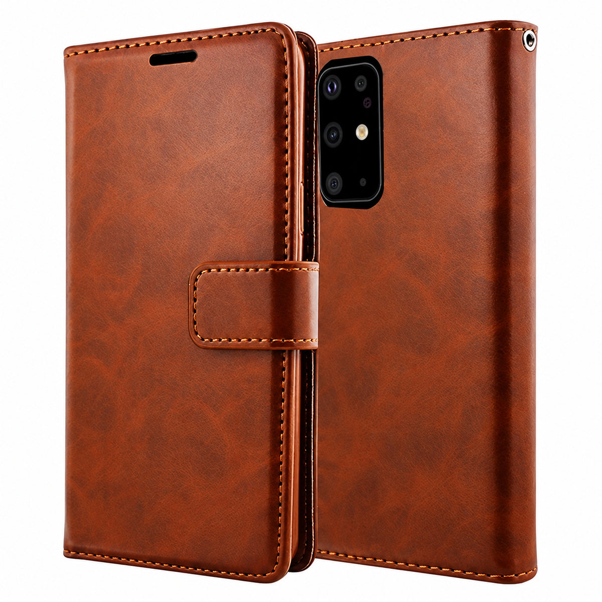 Photo ID Wallet for Samsung Galaxy S20 FE - Brown