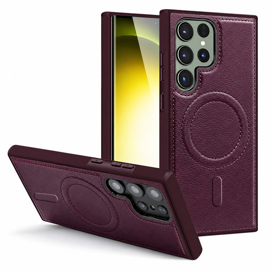 Engraved MagSafe Case for Samsung Galaxy S25 Ultra - Purple