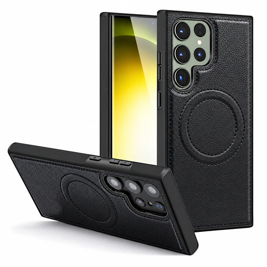 Engraved MagSafe Case for Samsung Galaxy S25 Ultra - Black
