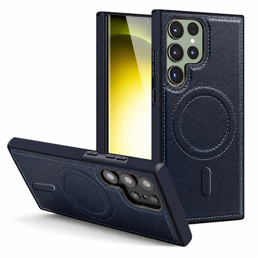Engraved MagSafe Case for Samsung Galaxy S25 Ultra - Navy